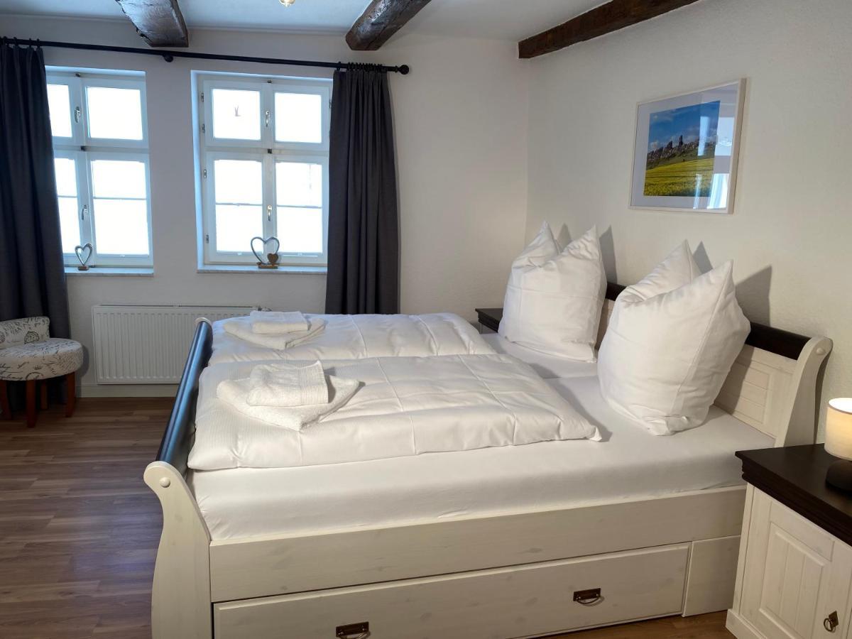 Ferienwohnung Zum Mathildenbrunnen Quedlinburg Exterior foto